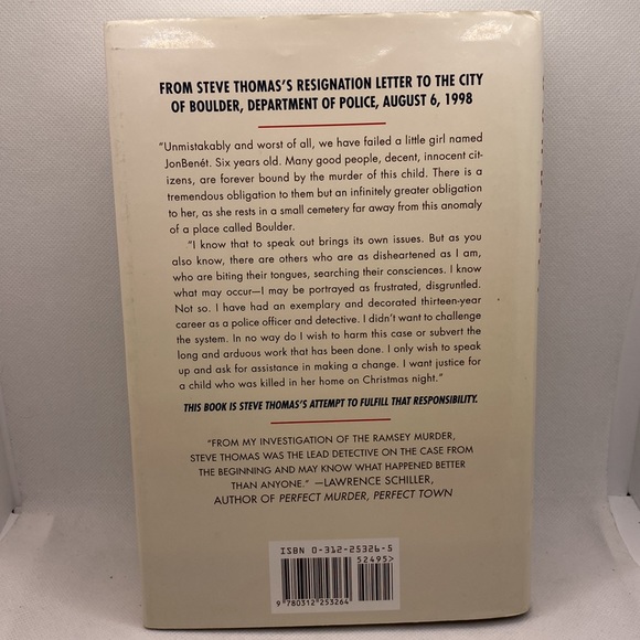 JonBenet: Inside the Ramsey Murder Investigation Hardcover by Steve Thomas - Picture 4 of 12